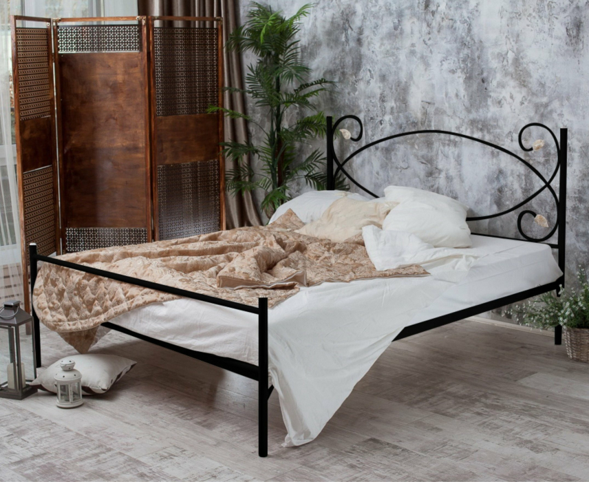 Двуспальные, Кованая кровать Виктория 1.8 с одной спинкой