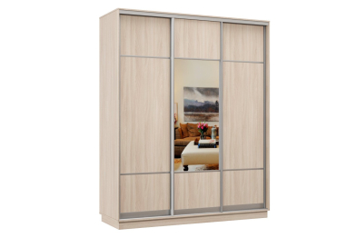 Шкаф-купе Премьер Лайт 28 (08;05;08) трехдверный