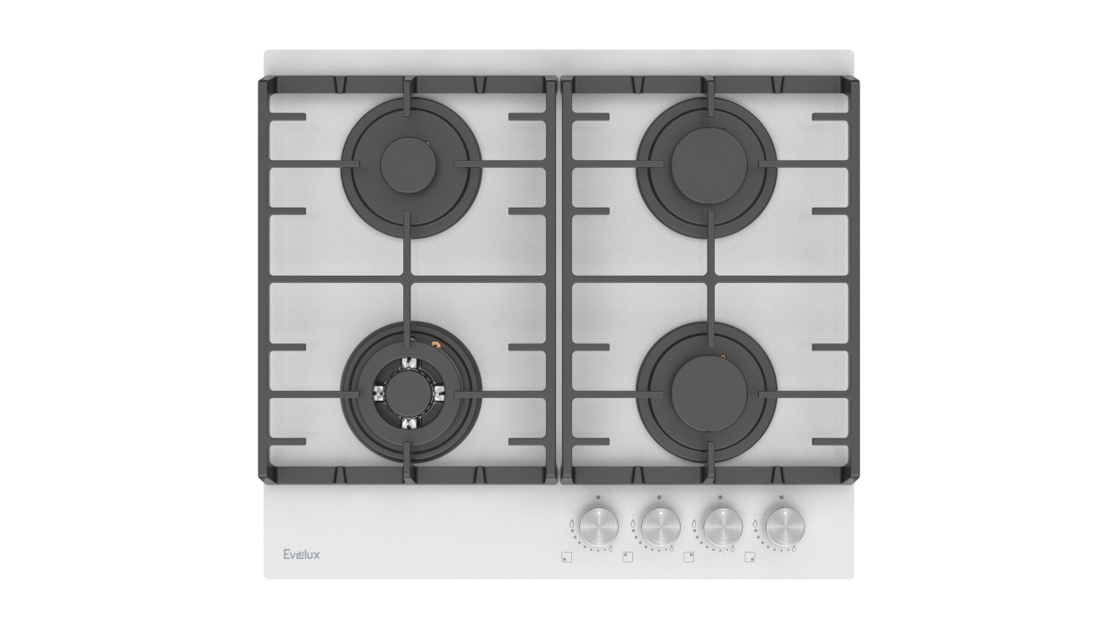 Встраиваемые варочные панели, Варочная панель газовая EVELUX HEG 650 WG