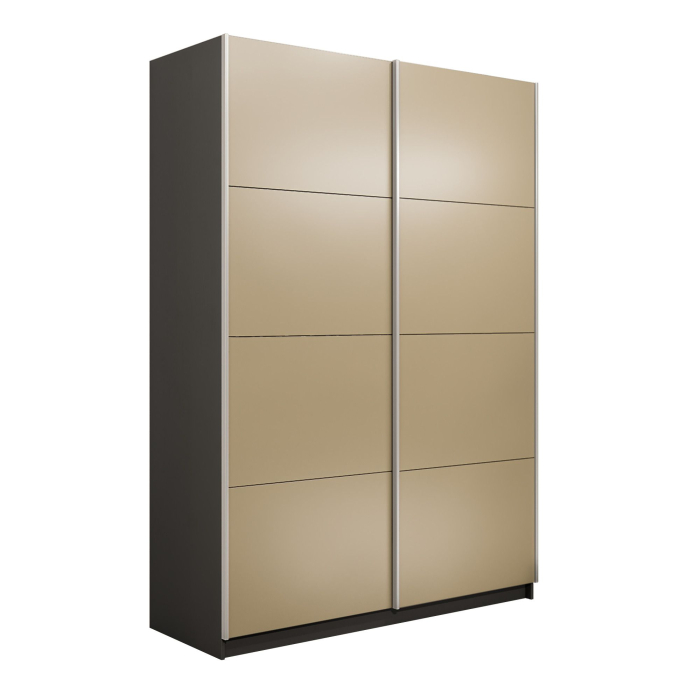 Шкафы-купе 2-х дверные, Шкаф-купе Прайм 2-х дверный Стекла фисташка/Доводчики 140х57х230