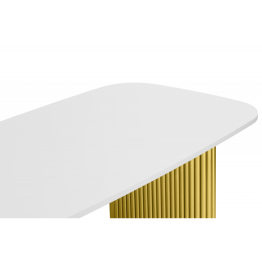 Деревянный стол Бавария 180*90 (золотые ноги)