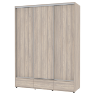 Шкафы-купе 3-х дверные, Шкаф-купе 3-дв  MOD 1800 лдсп/лдсп  (в2390*ш1800*г620)