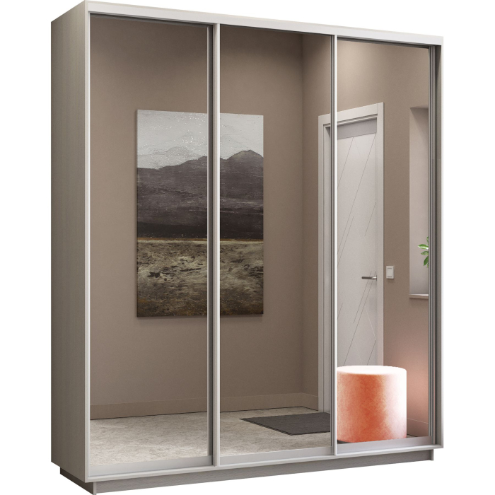 Шкафы-купе 3-х дверные, Шкаф-купе Экспресс Экспенс трио 2200 x 2100 x 450