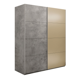 Шкаф-купе Эста 2-х дверный ДСП/Стекла фисташка/Доводчик 160х66х240