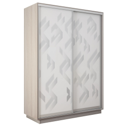Шкаф-купе Экспресс 2-х дверный Фотопечать Ленты Стекла 160х60х220