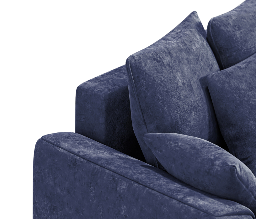 Диваны угловые в гостиную, Диван-кровать угловой еврокнижка Модерн Nordkisa,велюр
