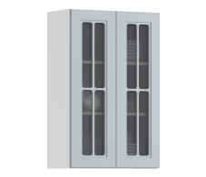 MODERN, MODERN шкаф навесной со стеклом 2 дв 60х92 см